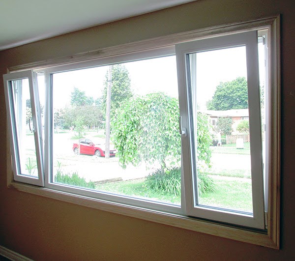 Modern energy efficient window installation inside home Kitchener-Waterloo